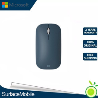 Microsoft Modern Mobile Mouse Bluetooth (เมาส์ไร้สาย) เชื่อมต่อผ่านบลูทูธ ขนาดบางพกพาสะดวก ใช้งานได้แทบทุกพื้นผิว