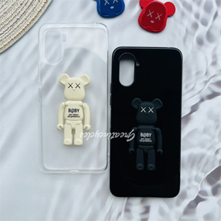 Umidigi G3/G3 Max/G3 Plus เคสโทรศัพท์ ซิลิโคน TPU ฝาหลัง พร้อมหมีโหด ที่วางโทรศัพท์ แบบพับได้