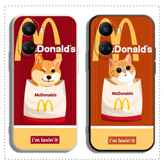 เคสโทรศัพท์มือถือแบบนิ่ม ผิวด้าน ลายสัตว์เลี้ยง McDonalds น่ารัก สําหรับ Huawei Nova 11 11i 10 Y70 Y61 9 8i 7i 5t 3i SE PRO