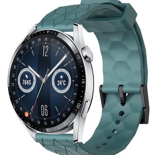 สายนาฬิกาข้อมือซิลิโคน สีพื้น สําหรับ Huawei Watch GT3 46 มม. 22 มม.