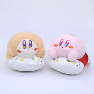 พวงกุญแจ จี้ตุ๊กตายัดนุ่น Star Kirby Kawaii Takara Tomy แบบนิ่ม ขนาด 12 ซม. สีชมพู ของเล่นสําหรับเด็ก