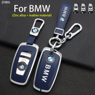 Zobig เคสกุญแจรีโมตรถยนต์ พร้อมพวงกุญแจ สําหรับ BMW 1 3 4 5 6 7 Series X1 X3 X4 M5 M6 GT3 GT5