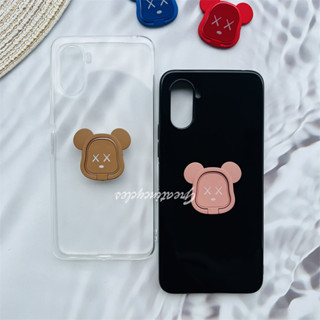 Umidigi G3/G3 Max/G3 Plus เคสโทรศัพท์ ซิลิโคน TPU ฝาหลัง พร้อมหมีโหด การ์ตูนน่ารัก หมีพับ แหวนขาตั้งโทรศัพท์