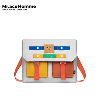 Mr. ace Homme Foodie Series Shouldbag ใหม่ กระเป๋าสะพายไหล่ลําลอง ความจุขนาดใหญ่ สําหรับสตรี Bag