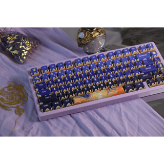 Alami ปุ่มกดคีย์บอร์ด 143 คีย์ PBT KCA สําหรับคีย์บอร์ดเมคคานิคอล Cherry Gateron MX