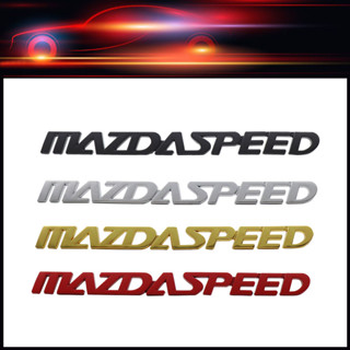 สติกเกอร์ตราสัญลักษณ์ MS MazdaSpeed 3D สําหรับติดตกแต่งรถยนต์ Mazda 2 3 5 6 Atenza Axela CX-5 CX-7