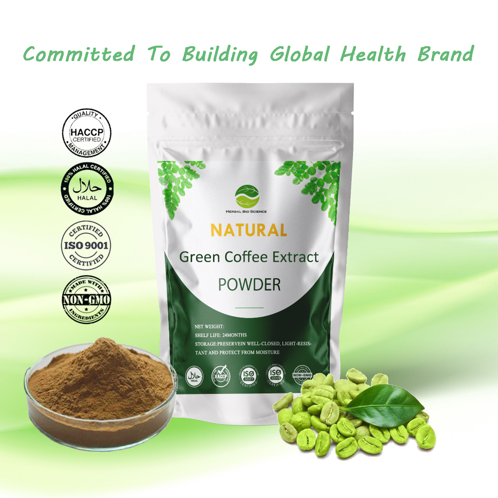 【Natural】ผงกาแฟเขียว น้ําตาลในเลือด และความดันโลหิต ลดน้ําหนัก 100 กรัม -500 กรัม ได้รับการรับรองโคเชอร์และฮาลาล