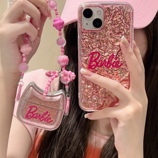 เคสหูฟังไร้สาย ลายบาร์บี้ สําหรับ iphone AirPods Pro AirPods 1 2 3