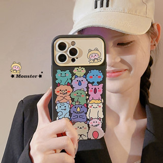 เคสโทรศัพท์มือถือซิลิโคน TPU แบบนิ่ม ลายการ์ตูนมอนสเตอร์ สําหรับ iPhone 14Pro max case 13Pro max 12Pro max 11 pro max 11 pro 14Pro 13Pro 12Pro 11 12 13 14 case