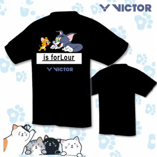 Victor 2023 ใหม่ เสื้อกีฬาแบดมินตัน ผู้ชาย ผู้หญิง แห้งเร็ว T มืออาชีพ เสื้อแข่งขัน แห้งเร็ว ปิงปอง เสื้อยืด เสื้อเทนนิส ระบายอากาศ เสื้อยืดทัวร์นมาเน็ต