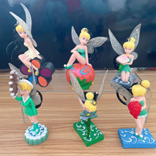 พวงกุญแจฟิกเกอร์ Pvc รูปการ์ตูนอนิเมะ Tinkerbell Fairy ขนาด 7-10 ซม. ของเล่นสําหรับเด็ก 6 ชิ้น ต่อชุด