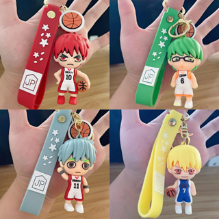 พวงกุญแจ จี้ฟิกเกอร์ PVC อนิเมะ Kurokos Basketball Kuroko Tetsuya Kagami Taiga ขนาด 6.5 ซม. ของขวัญ ของเล่นสําหรับเด็ก