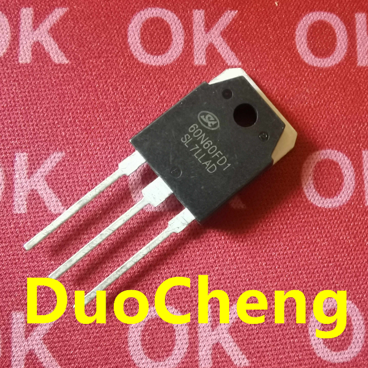 ((1 ชิ้น) 60N60FD1 SGT60N60FD1PN สต็อกพร้อมใหม่เอี่ยม TO-3P 600V 60A