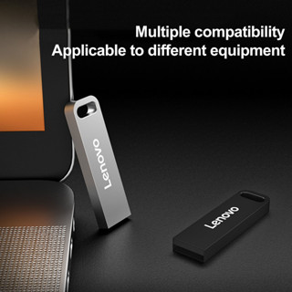 Lenovo แฟลชไดรฟ์ปากกา 512GB 1TB 2TB กันน้ํา โลหะ USB 2.0