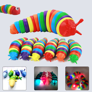 ของเล่น Fidget Slugs รูปปลาโลมา หนอนผีเสื้อ ปลาฉลาม สมจริง สําหรับเด็ก และผู้ใหญ่ เล่นคลายเครียด ออทิสติก