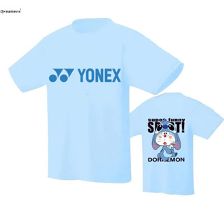 Yonex ชุดวอลเลย์บอล ลายการ์ตูนโดราเอมอน ดูดซับเหงื่อ แห้งเร็ว ระบายอากาศ ใส่สบาย แฟชั่นฤดูร้อน สําหรับผู้ชาย และผู้หญิง 2023