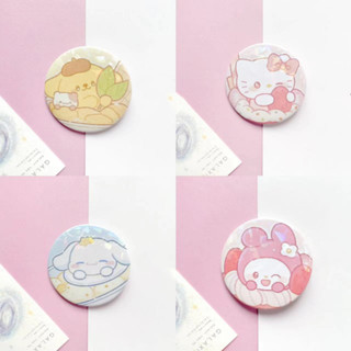 เข็มกลัด ป้ายเหล็กดีบุก ลายการ์ตูน Sanrio น่ารัก สําหรับติดตกแต่งบาร์