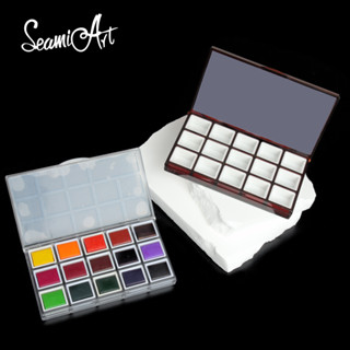 Seamiart กล่องพลาสติก สําหรับใส่สีน้ํามัน 15 ช่อง