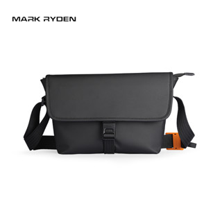 Mark Ryden กระเป๋าสะพายไหล่ลําลอง กันน้ํา สีดํา สําหรับผู้ชาย MR-609-L