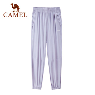 Camel กางเกงวอร์ม ผ้าเรยอน กันแดด ระบายอากาศ ลําลอง สําหรับผู้หญิง