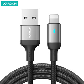 Joyroom สายชาร์จ USB A 2.4A เป็น Lightning ชาร์จเร็ว สําหรับ IP 14 13 12 Pro Max IPad Mini