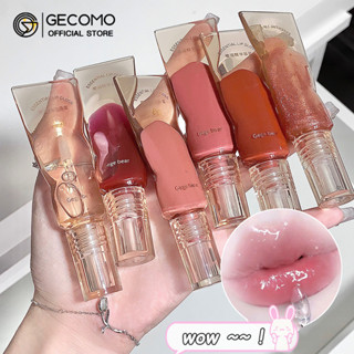 Gecomo ลิปสติก ลิปกลอส เพิ่มความชุ่มชื้น 6 สี