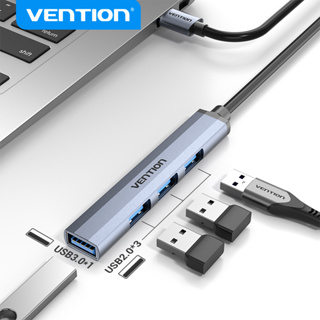 Vention อะแดปเตอร์ฮับ USB 3.0 2.0 4 in 1 5Gbps ขนาดเล็ก สําหรับ MacBook Pro Air PC