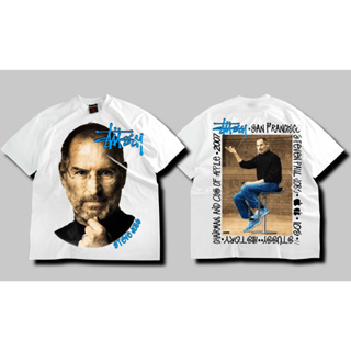 newtrend0.th ใหม่ (จัดส่งทุกวัน)เสื้อ Apple IPhone Steve Jobs Bootleg T-shirt