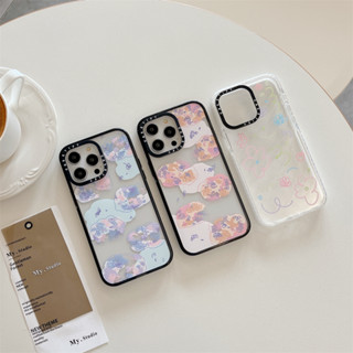 เคสโทรศัพท์มือถือ PC แข็ง แบบใส กันกระแทก ลายก้อนเมฆ หลากสี สําหรับ iPhone 14 Pro Max 12 13 Pro Max 13 14 11