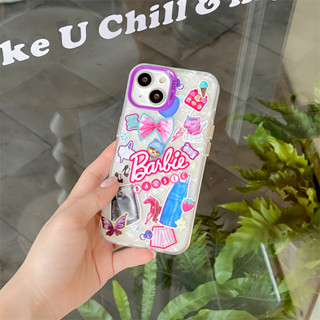 เคสโทรศัพท์มือถือ กันกระแทก ลายการ์ตูนบาร์บี้น่ารัก สําหรับ iphone 11 12 13 14 Pro Max 14Plus 14Pro 13Pro 12Pro XSMAX XR X XS 7 8 Plus