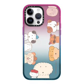 CASE.TIFY cotton candy Phone case for iphone 14 14pro 14promax 13 13pro 13promax Cute Cats And Dogs cartoon doodle Shock-proof phone case simple Inspirational quotes style 12 12pro 12promax 11 2023 New Design transparent Phone case ins popular