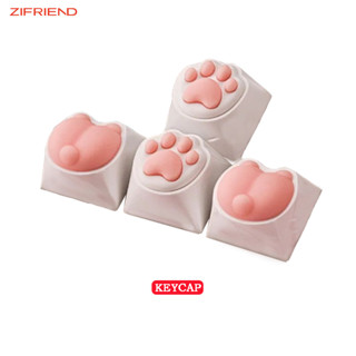 Zifriend ปุ่มกดคีย์บอร์ด ลายอุ้งเท้าแมวน่ารัก DIY