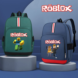 Roblox กระเป๋าเป้สะพายหลัง กระเป๋านักเรียน พิมพ์ลายการ์ตูน ความจุขนาดใหญ่ คุณภาพสูง สําหรับเด็กนักเรียนผู้หญิง