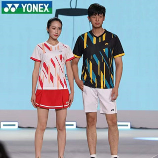 New Yonex เสื้อกีฬาปิงปอง ระบายอากาศ แห้งเร็ว สวมใส่สบาย เหมาะกับฤดูร้อน สําหรับผู้ชาย และผู้หญิง