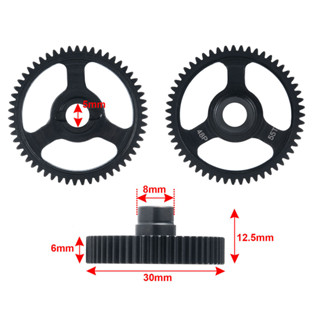 เฟืองเกียร์เหล็ก 45# 48P 55T 62T อะไหล่อัพเกรด อุปกรณ์เสริม สําหรับ 1/10 Bronco GT4-TEC 2.0 1 ชิ้น