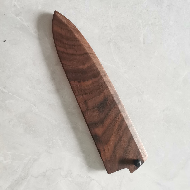 21 24 27 ซม.ญี่ปุ่น Gyuto Chef Sheath ไม้วอลนัท Saya Chef เครื่องมือใบมีด Guard Protector กรณี