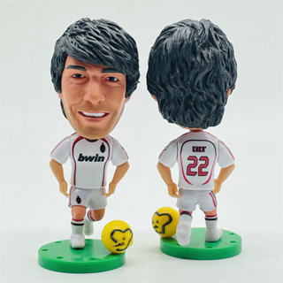 Soccerwe ตุ๊กตาฟิกเกอร์ รูปดาวฟุตบอล AC Milan Player Figurines 22 Kaká สูง 7 ซม. 2005-2006 season