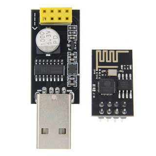 อะแดปเตอร์โปรแกรมเมอร์ ESP01 UART GPIO0 ESP-01 Adaptater ESP8266 CH340G USB to ESP8266 Serial Wireless Wifi Developent Board Module