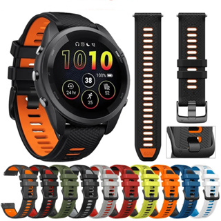 ใหม่ สายนาฬิกาข้อมือซิลิโคน แบบเปลี่ยน สําหรับ Garmin Forerunner265 255 Venu 2 Vivoactive 4