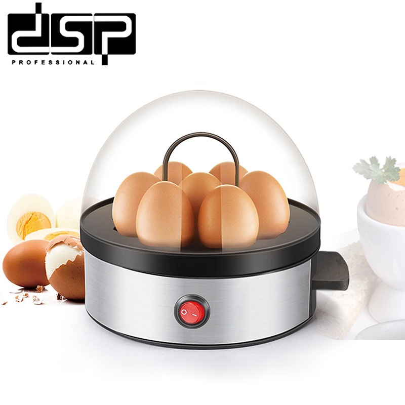 DSP 350W (มีฟังก์ชั่นไข่ดาว) เครื่องต้มไข่ ปิดอัตโนมัติ หม้อต้มไข่ 7ฟอง เครื่องต้มไข่ไฟฟ้า สแตนเลส