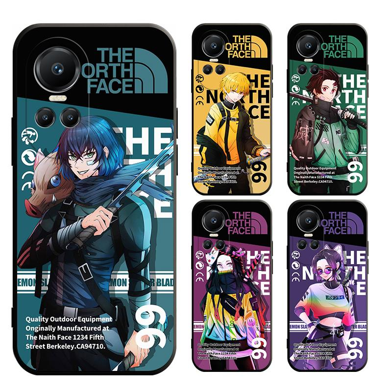 เคส OPPO Reno 12 12F 11F 11 10 8T PRO PLUS 4G 5G โทรศัพท์มือถือแบบนิ่ม ลายดาบพิฆาตอสูร สําหรับ