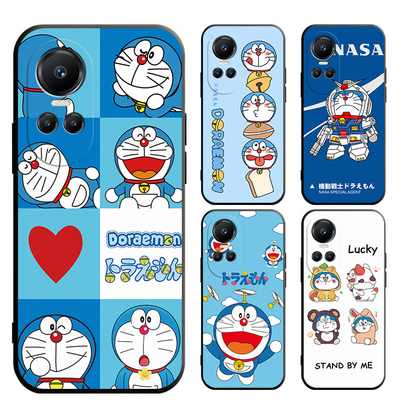 เคส OPPO Reno 12 12F 11F 11 10 8T PRO PLUS 4G 5G โทรศัพท์มือถือแบบนิ่ม ลายการ์ตูนโดราม่อน สําหรับ