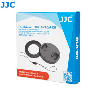 JJC RN-V10 อะแดปเตอร์ฟิลเตอร์ พร้อมฝาปิดเลนส์ สําหรับกล้อง Canon PowerShot V10 เป็นเมาท์ UV CPL ND 37 มม.