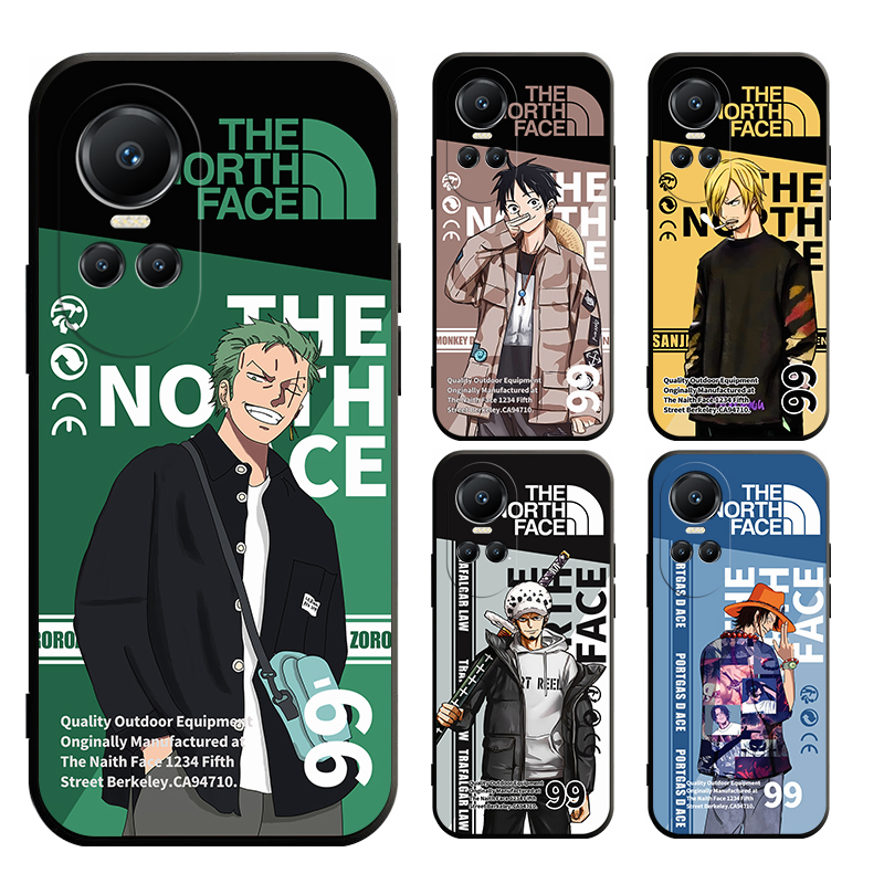 เคส OPPO Reno 12 12F 11F 11 10 8T PRO PLUS 4G 5G โทรศัพท์มือถือแบบนิ่ม ลายลูฟี่ โซโร สําหรับ