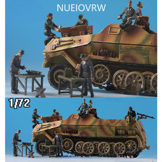 โมเดลรถถัง 1/72 Sd.Kfz.8 DB10 12T Heavy Tanks 88-gun ของเล่นสําหรับเด็ก