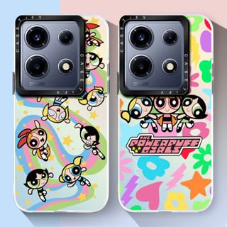 Casetify แท้ เคสโทรศัพท์มือถือ ซิลิโคนนิ่ม กันกระแทก กันรอยกล้อง ลาย Powerpuff Girls สําหรับ Infinix Note 30 4G 5G