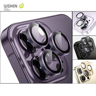 WSKEN สำหรับ iPhone 14 Pro / 14 Pro สีม่วง กล้อง Lens Protector ฟิล์มกระจกเลนส์กล้องสำหรับ 9H กระจกกันรอย