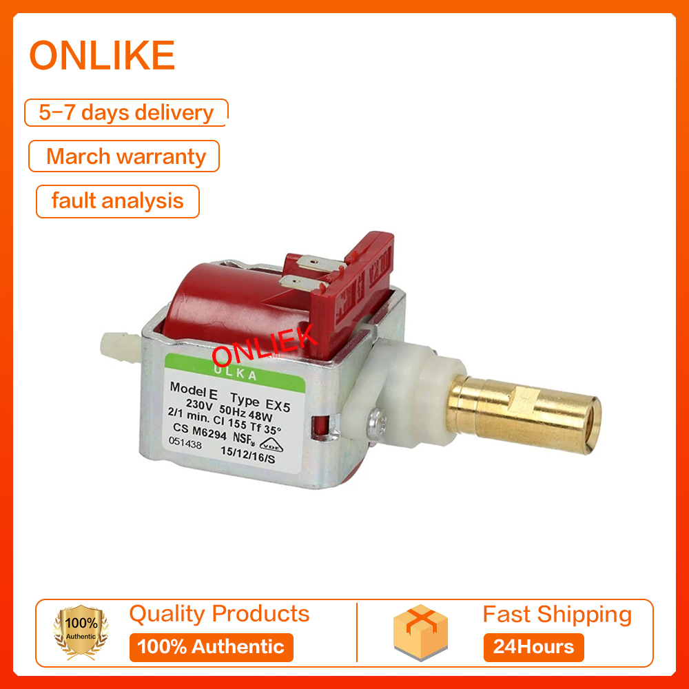 นําเข้าจากของแท้ ใหม่ อิตาลี ULKA EX5 48W ปั๊มกาแฟเครื่องซักผ้าแม่เหล็กไฟฟ้า ปั๊มน้ํา tta12 ใหม่ ของ