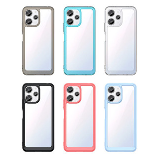 เคสโทรศัพท์มือถือ แบบแข็ง ขอบนิ่ม หรูหรา สําหรับ Xiaomi Poco M6 Pro 5G