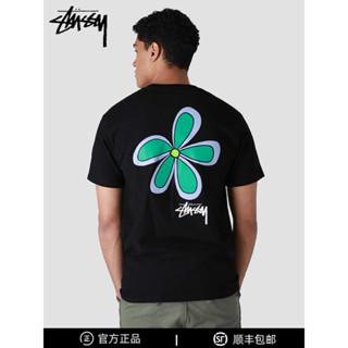 ใหม่ เสื้อยืดแขนสั้น ทรงหลวม ลาย stussy แบรนด์อินเทรนด์ สําหรับผู้ชาย และผู้หญิง คู่รัก